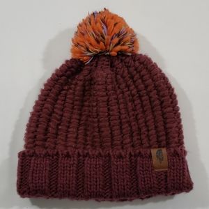 THE NORTH FACE BEANIE HAT WITH BALL CUFF WINTER